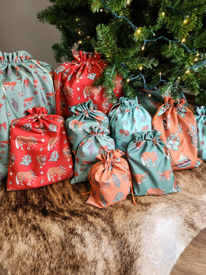 Turquoise Ponies Reusable Gift Bag
