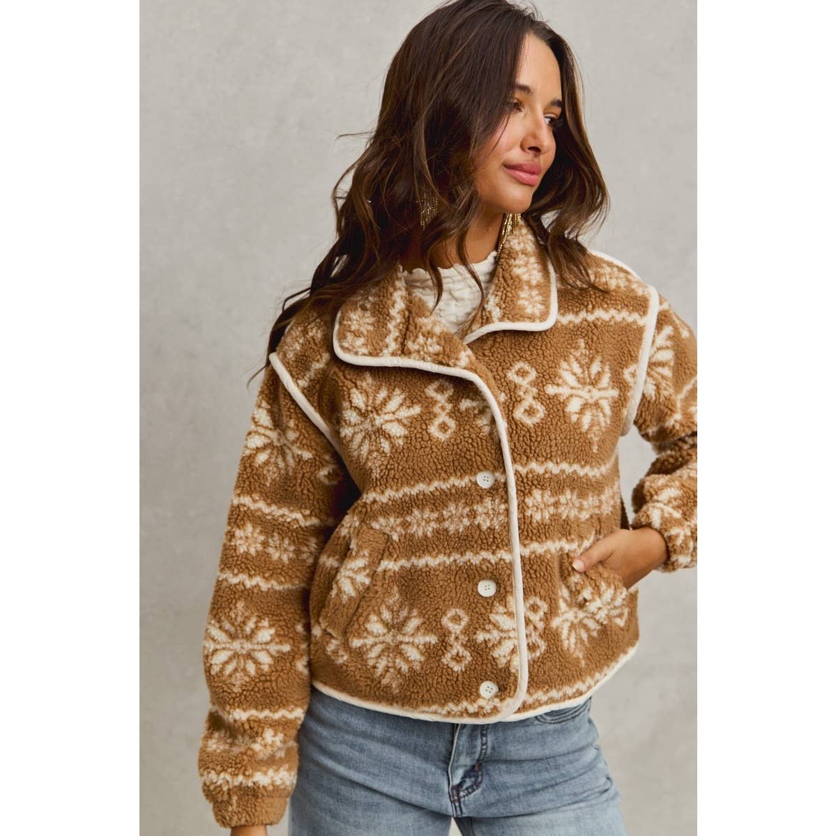 Sherpa Fair Isle Jacket