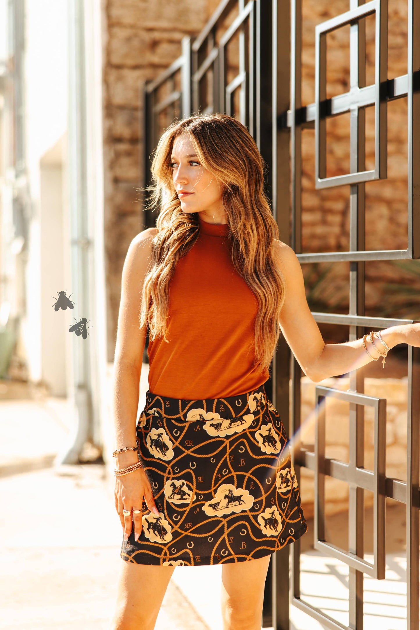 Saddle Mock Neck Tank