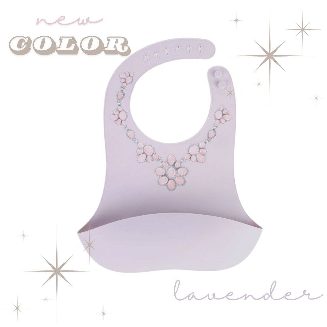 WESTERN GRANDE LAVENDER PRECIOUS TURQUOISE BIB