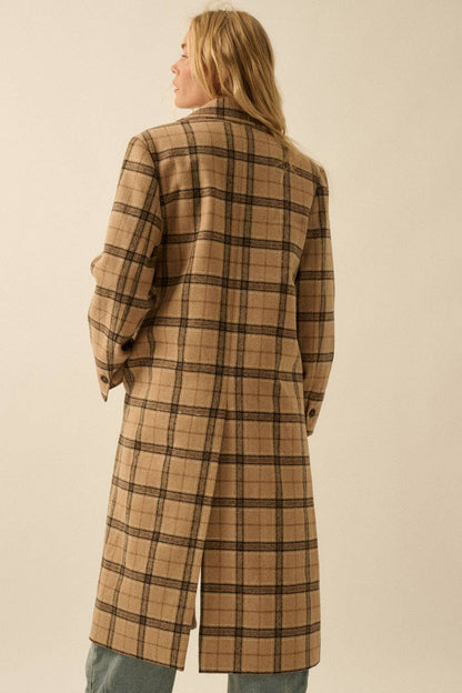 Plaid Overcoat