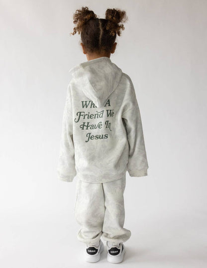 Friend in Jesus Camo Kids Hoodie