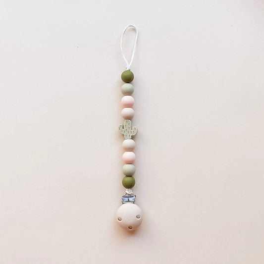 Cactus Pacifier Clip
