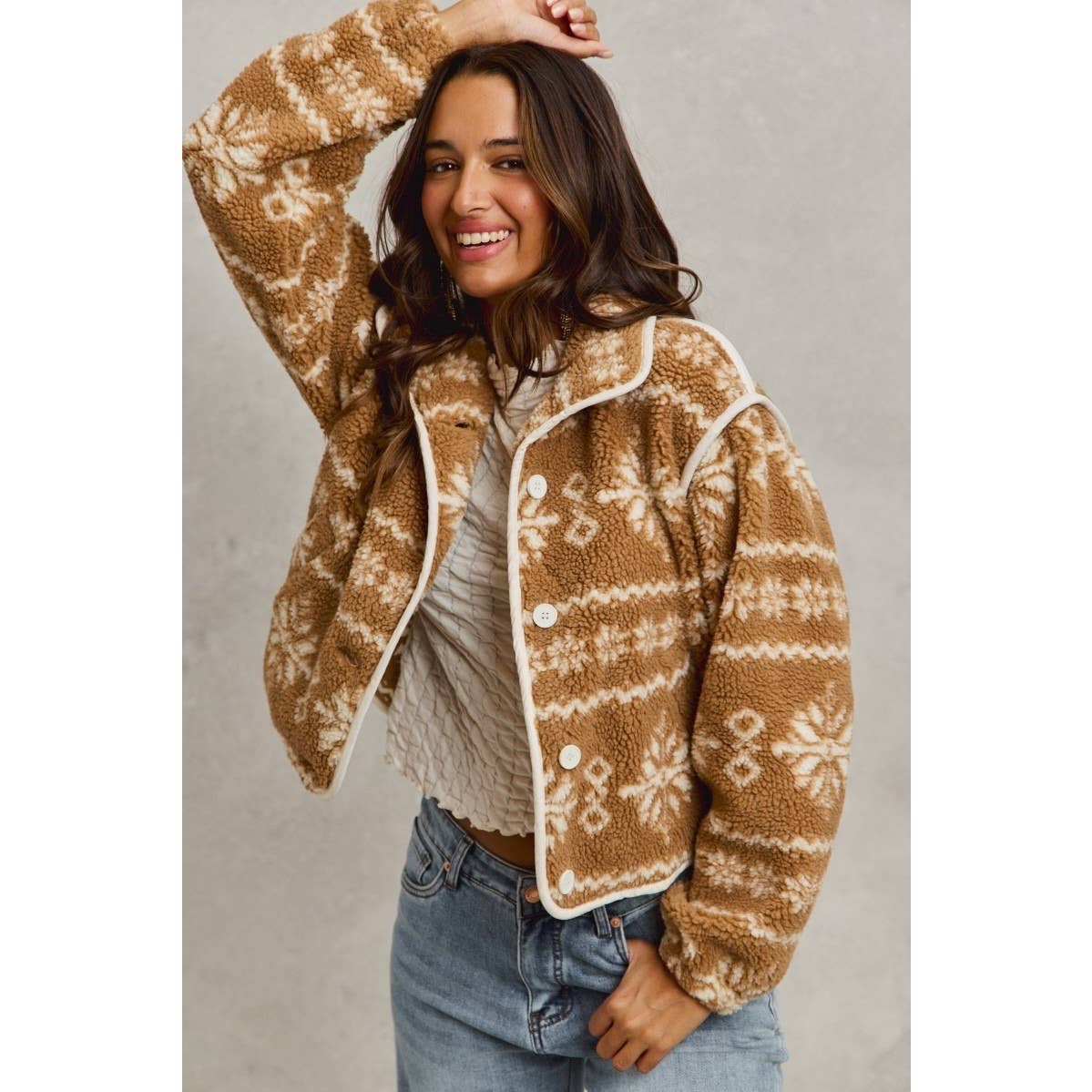 Sherpa Fair Isle Jacket