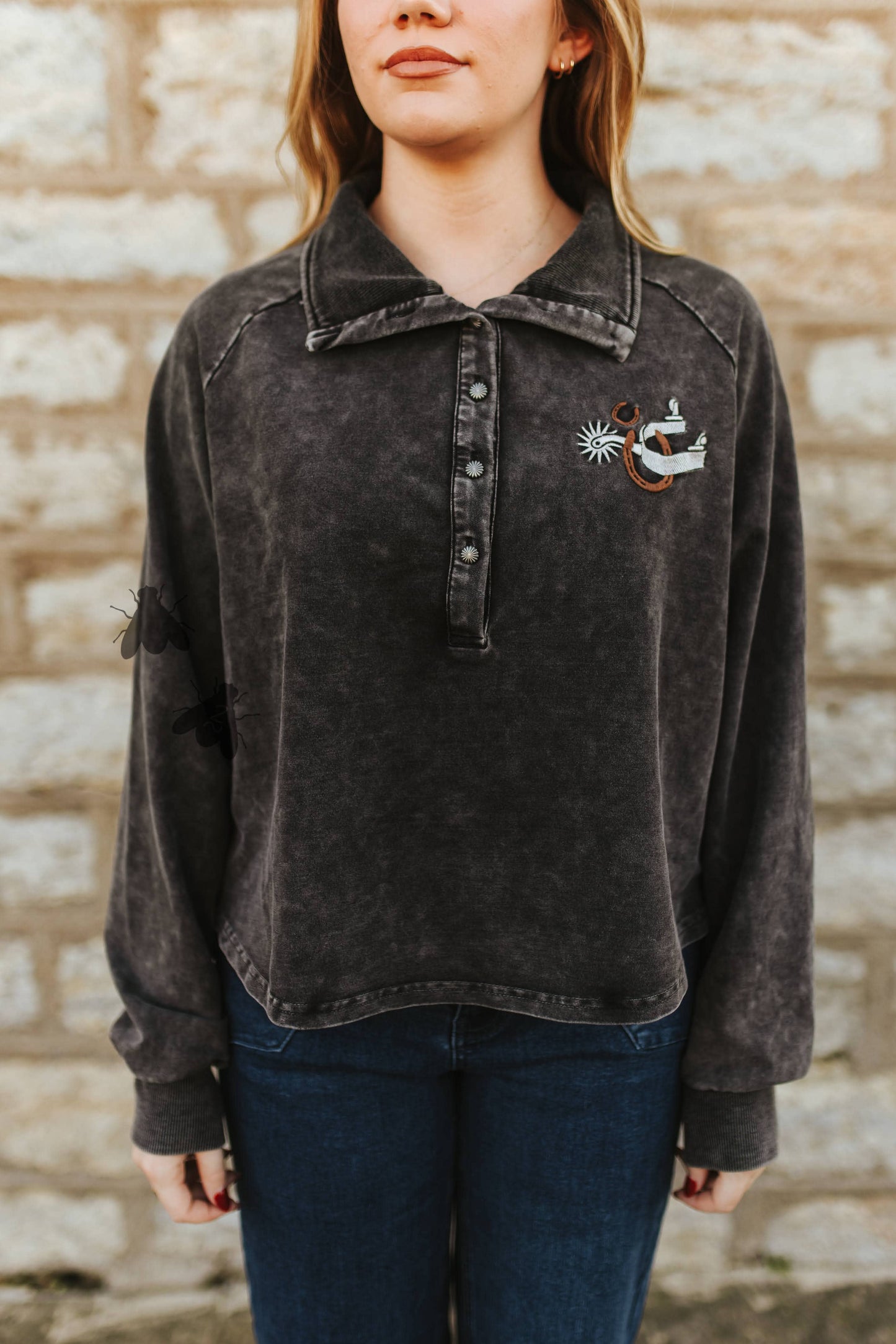 Spur Charcoal Pullover