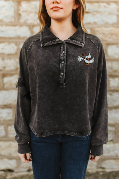 Spur Charcoal Pullover