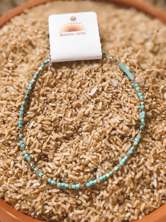 Speckled Gold Choker