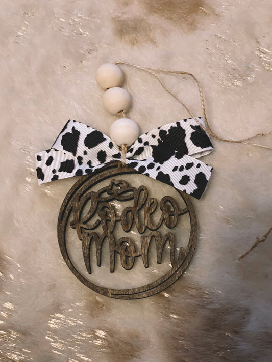 Rodeo Mom Car Charm