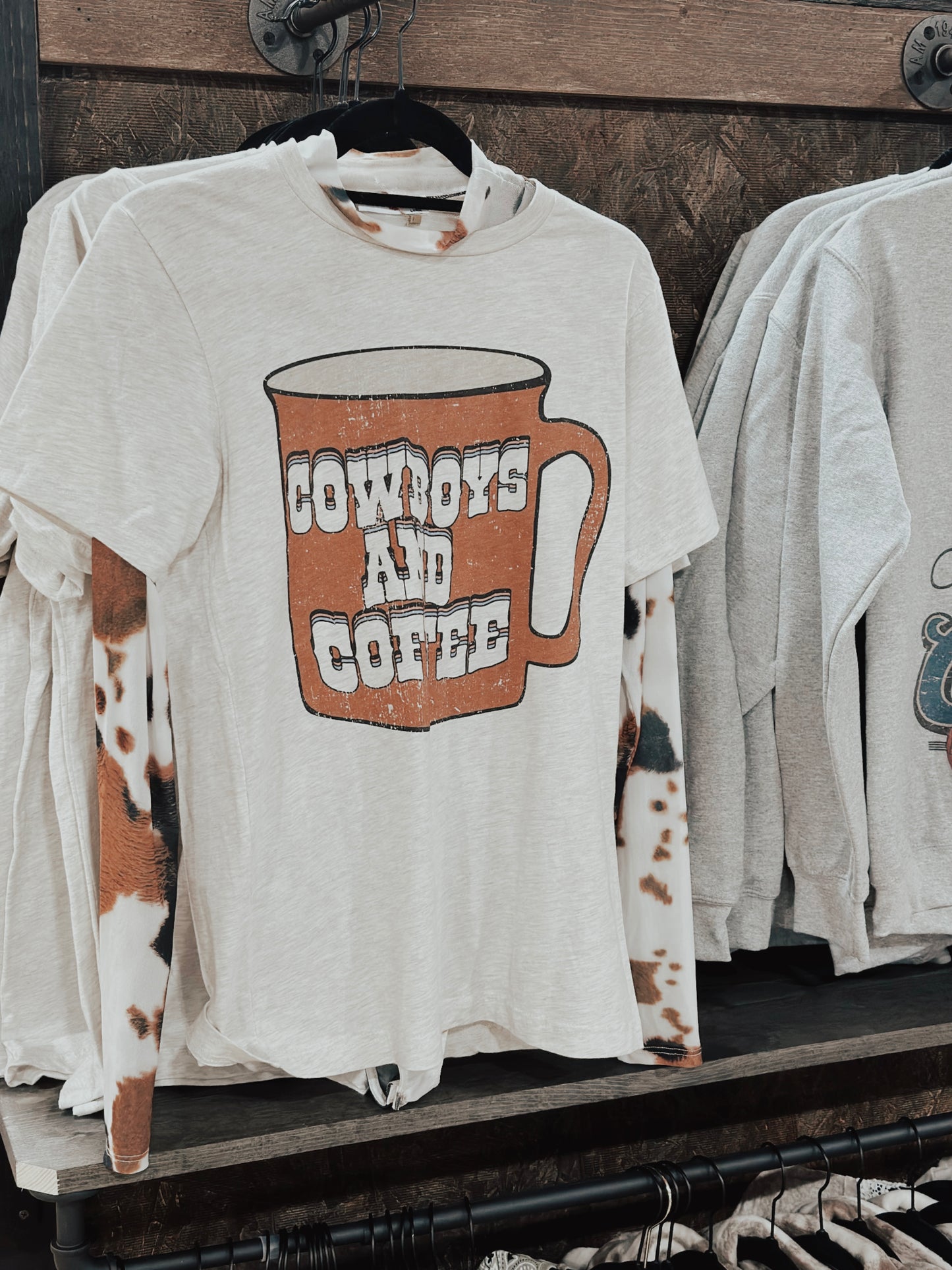 Cowboys & Coffee Tee