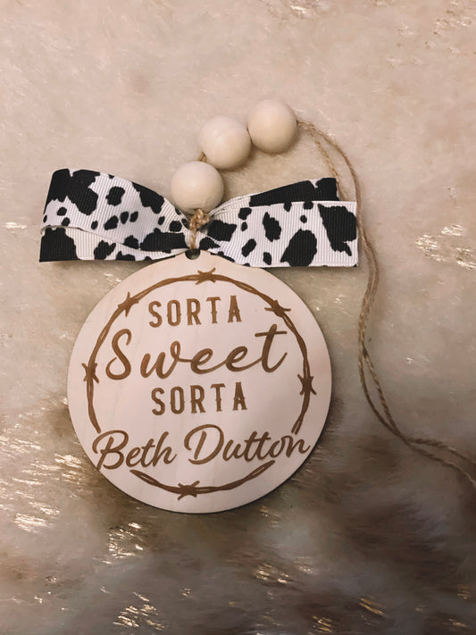 Beth Dutton Car Charm